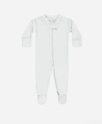 Zip Long Sleeve Sleeper Footie || Fog