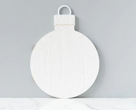 White Ornament Mod Tree Charcuterie Board, Large