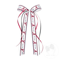 Collegiate Logo Streamer Bow