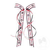 Collegiate Logo Streamer Bow