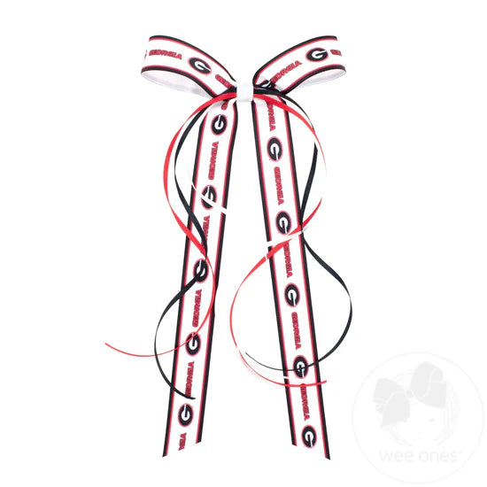 Collegiate Logo Streamer Bow