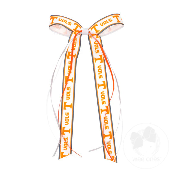 Collegiate Logo Streamer Bow