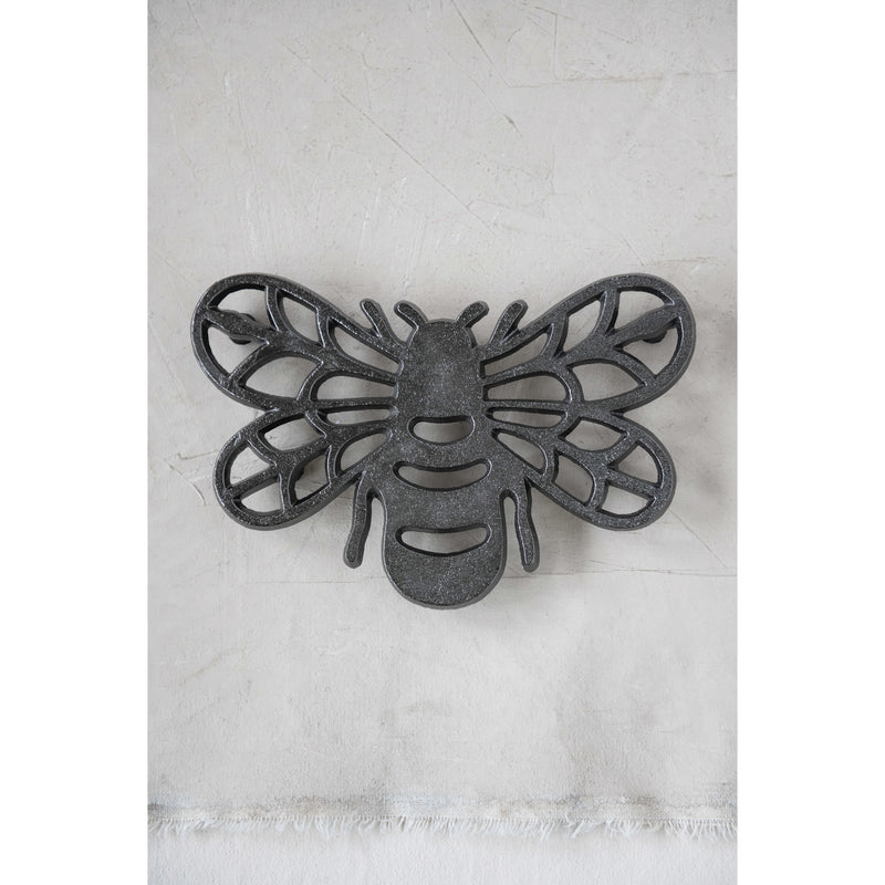 Cast Aluminum Bee Trivet