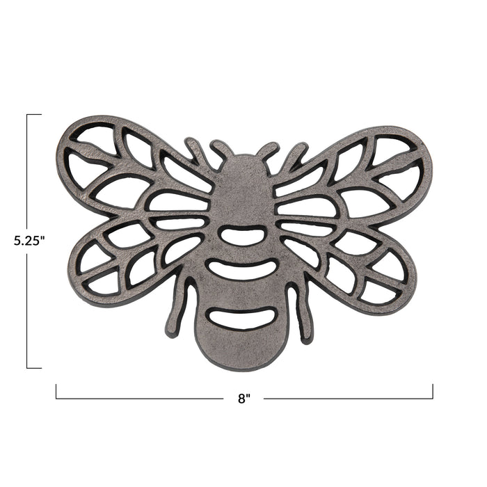 Cast Aluminum Bee Trivet