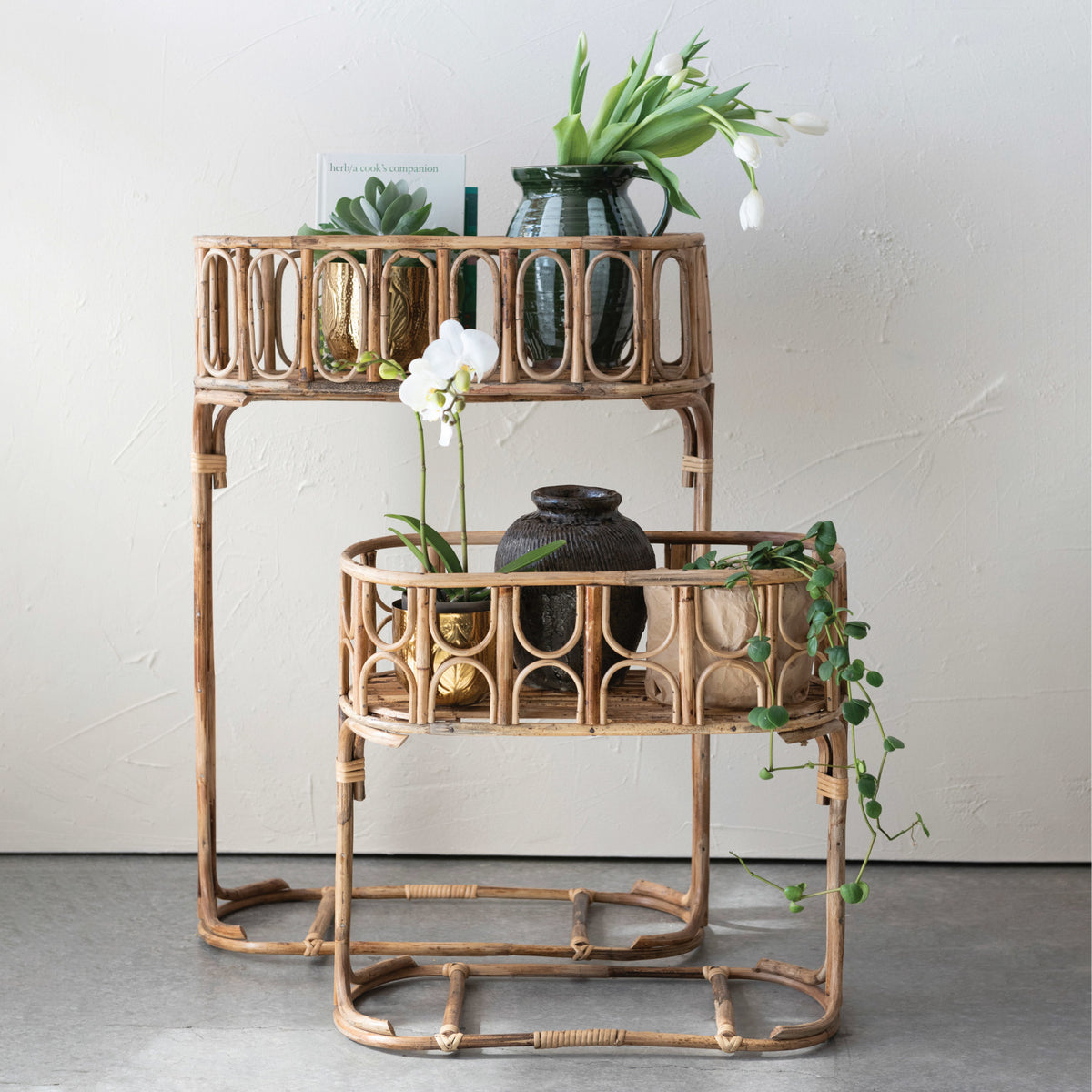 Handmade Rattan Planters