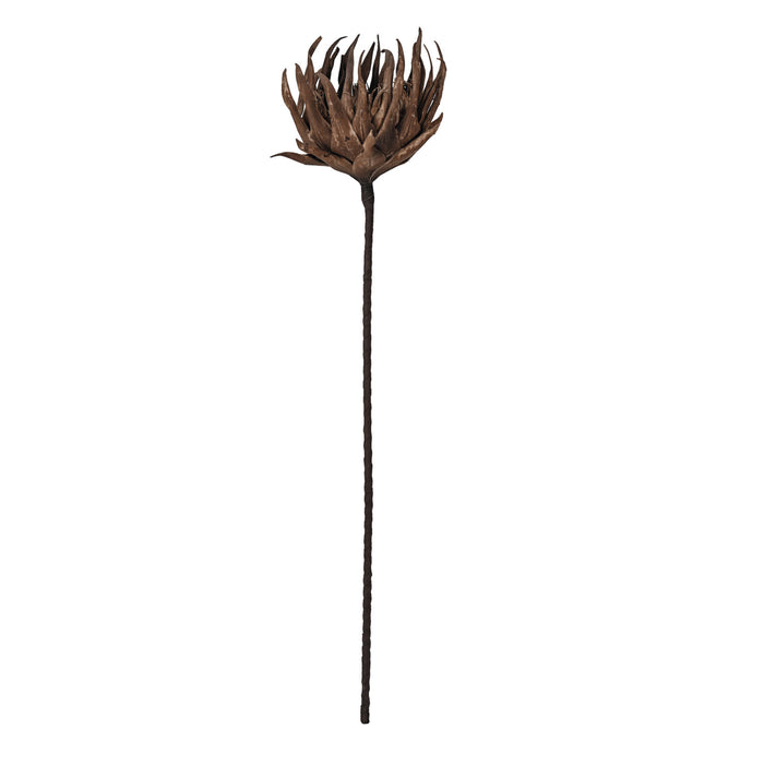 Faux Flower Pick, Brown