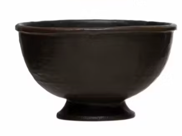 Stoneware Footed Bowl