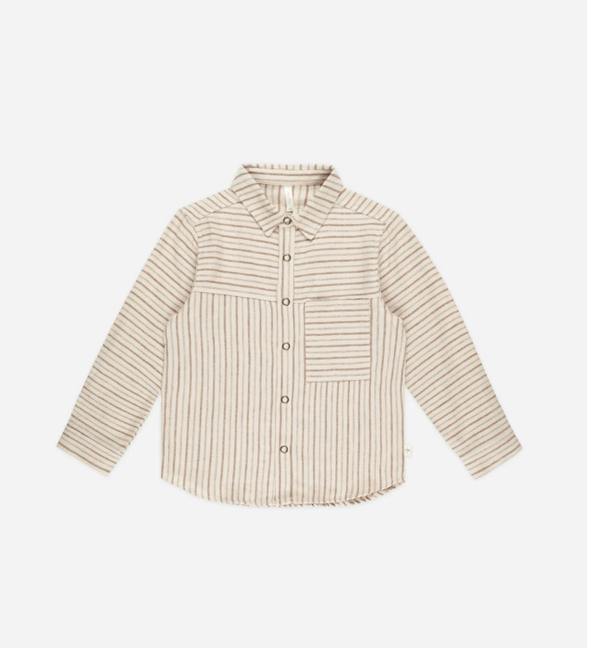 Walker Shirt | Saddle Pinstripe