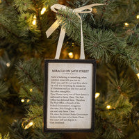 Miracle on 34th Street Ornament