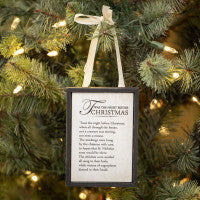Twas the Night Before Christmas Ornament