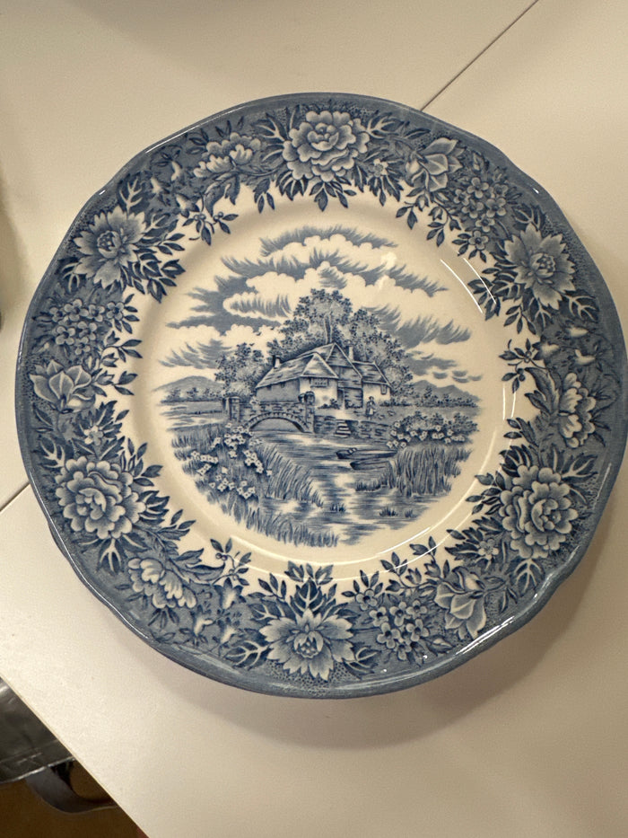 VINTAGE - English Village Staffordshire Bread & Butter Plate