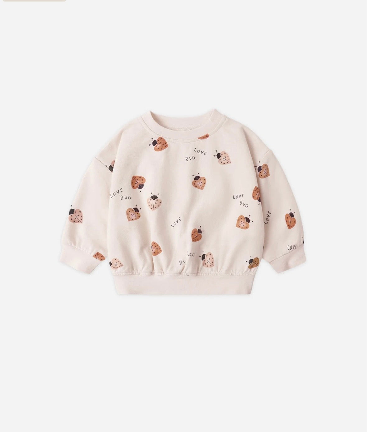 Relaxed Fleece Sweatshirt || Love Bug