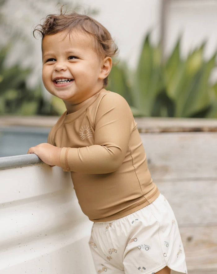 Boys Swim Short - Race Car