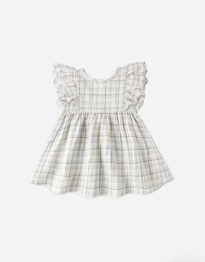 Alina Dress - Blue Plaid