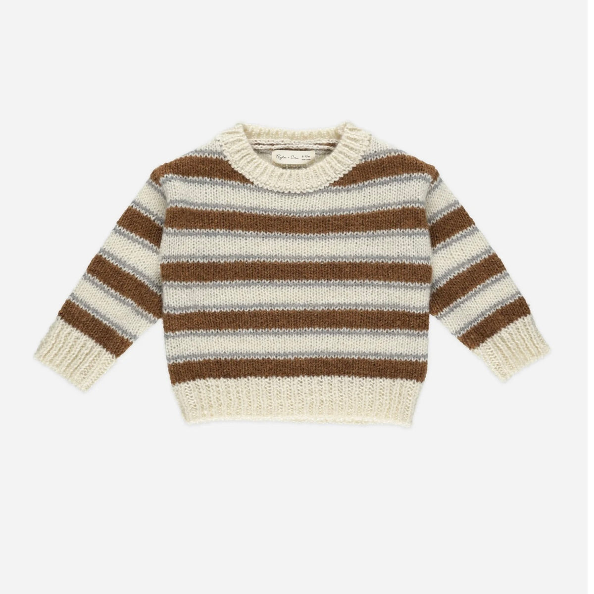 Aspen Sweater | Saddle Stripe