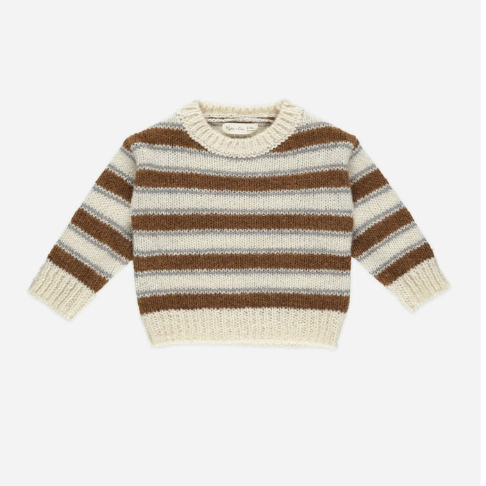 Aspen Sweater | Saddle Stripe