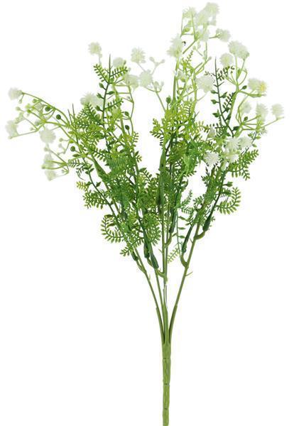 Fern/Mini Burr Bush - White - 13"