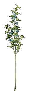 Flowering Boxwood Spray - Blue - 28"