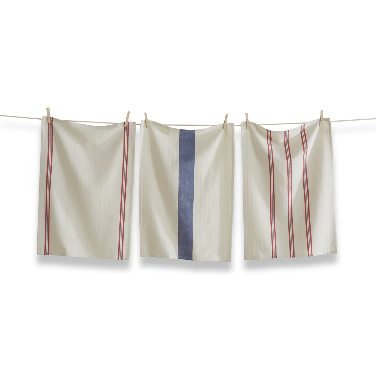 Americana Stripe Dishtowel - set of 3