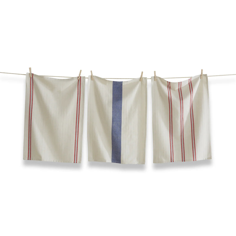 Americana Stripe Dishtowel - set of 3