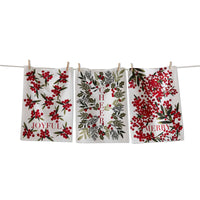 Festive Sprig Dish Towels