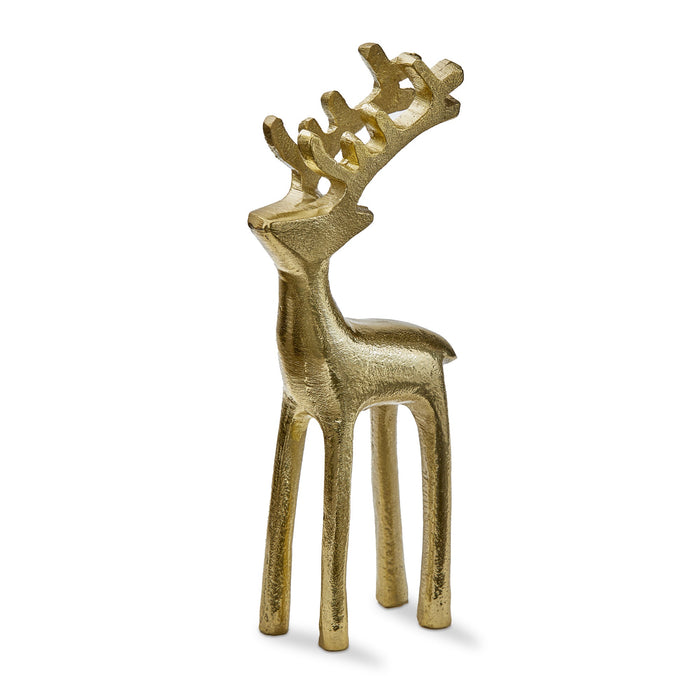 Gold Reindeer Figurine