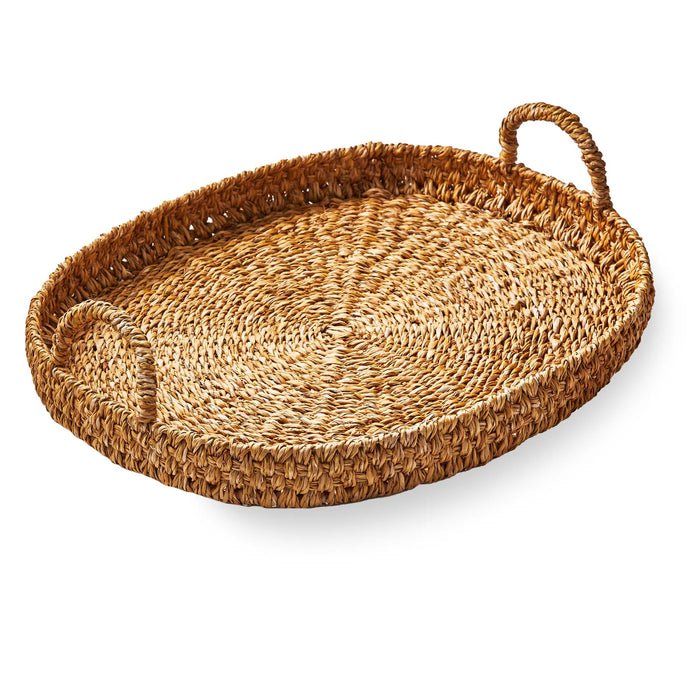 Seagrass Oval Tray