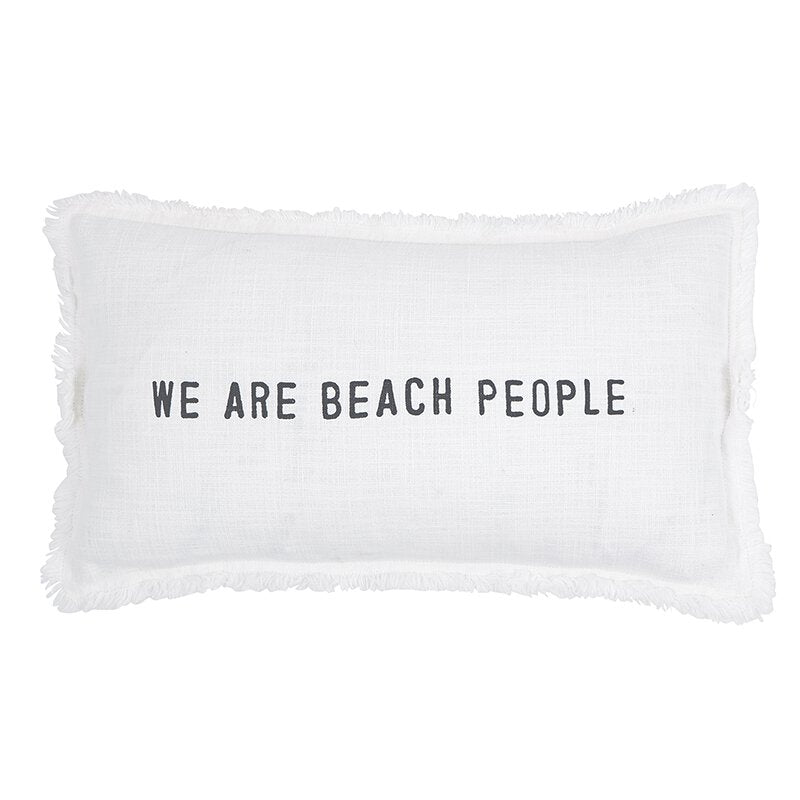 We Are Beach People Pillow