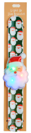 Christmas Light Up Slap Bracelets