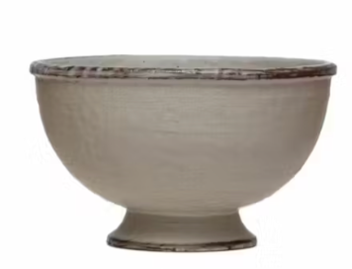 Stoneware Footed Bowl