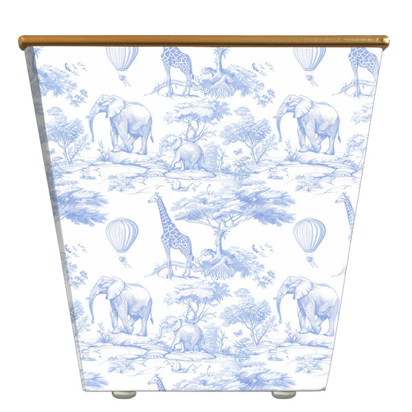 Mini Rock-A-Bye Pattern - Blue - Cachepot Container