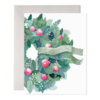 Comfort and Joy Wreath Card