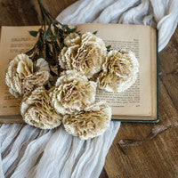 Golden Carnation Spray - 15.75"