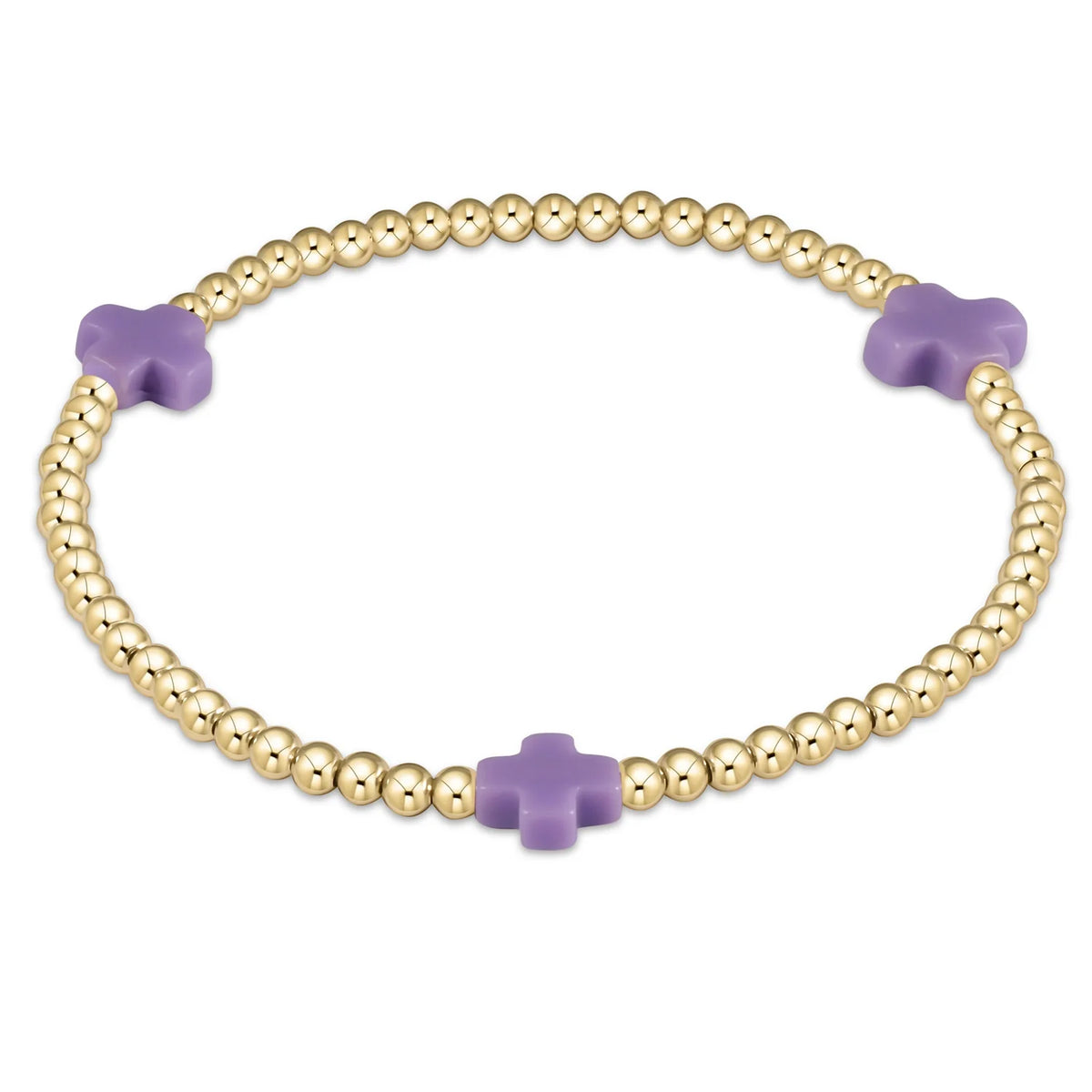 egirl signature cross bracelet gold