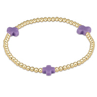 egirl signature cross bracelet gold