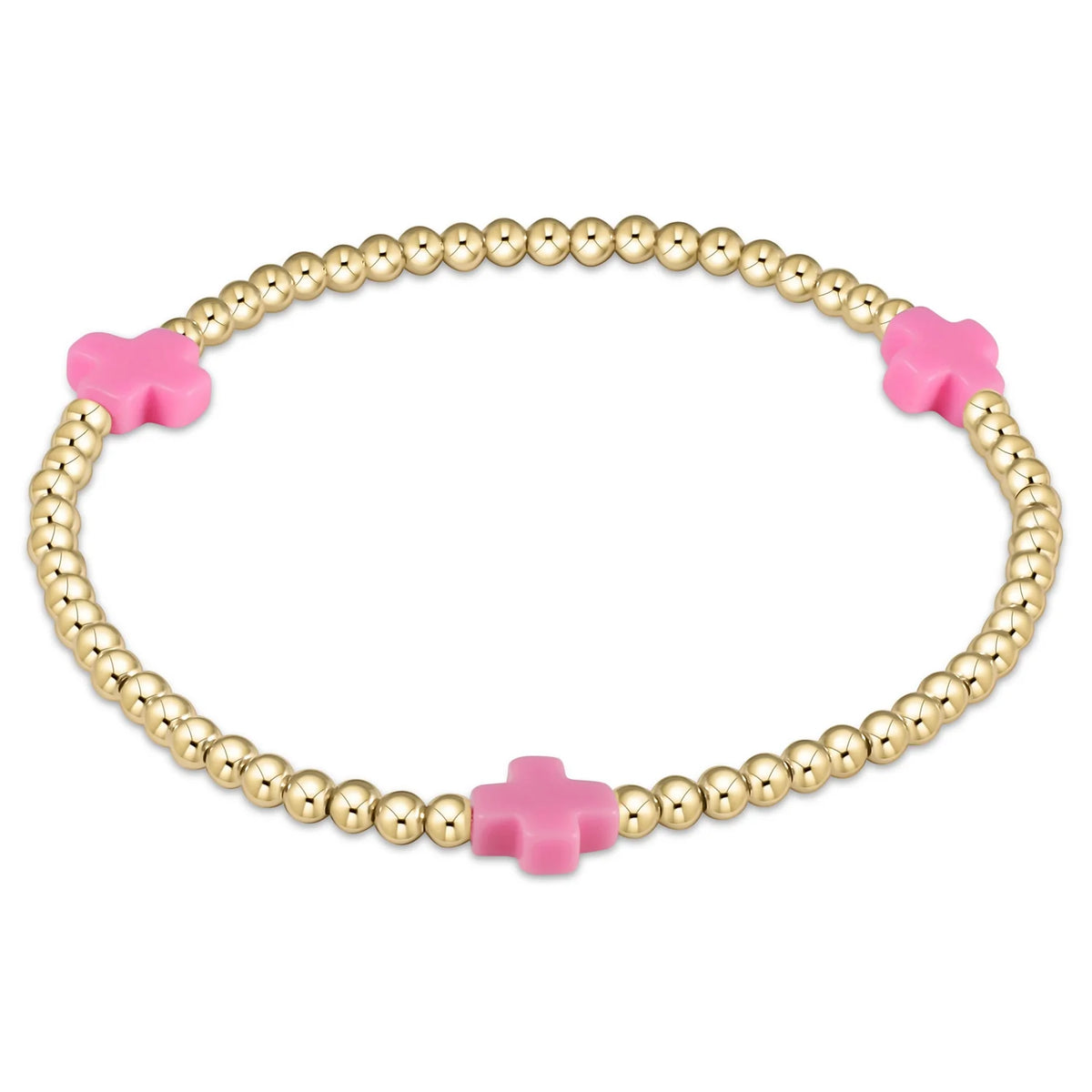 egirl signature cross bracelet gold