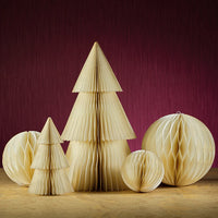 Decorative Ivory Paper Tabletop Tree - 18 in