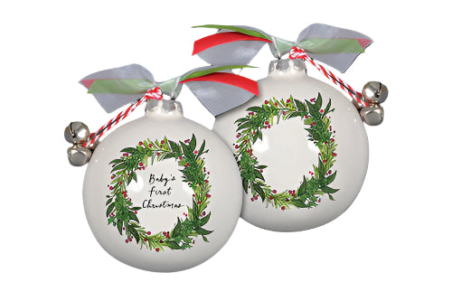 Baby's First Wreath Ornament