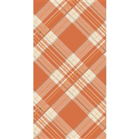 Orange Plaid Napkins