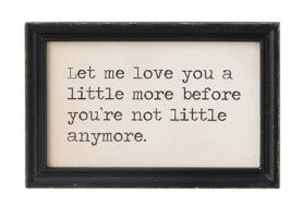 Wood Wall Decor with Saying