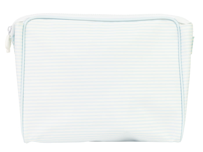 The Go Bag in Light Blue Stripe