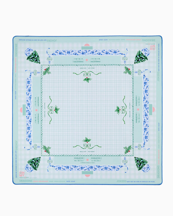 Mahjong Mat - Holly Jolly Mat in Tube (Holiday)