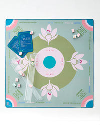 Mahjong Mat - Sage Lotus