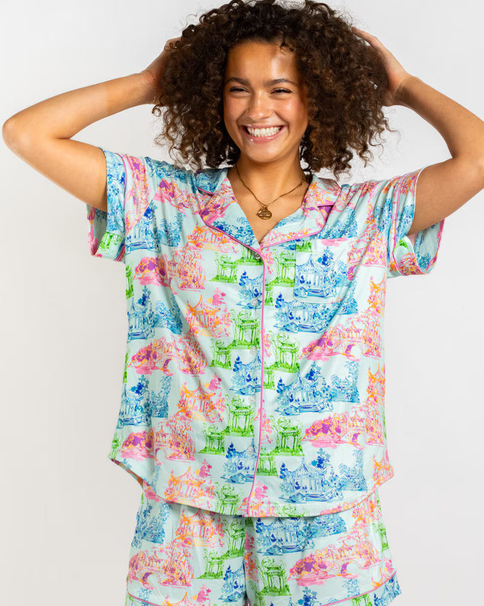 Maya Shirt/Shorts Pajama Set