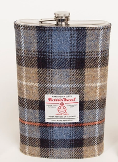 Novelty Gigantic Harris Tweed Hip Flask 64oz