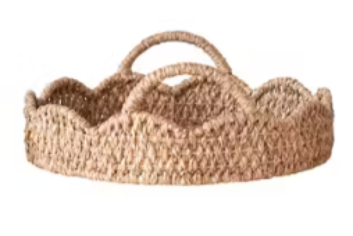 Decorative Braided Bankuan & Rattan Trays