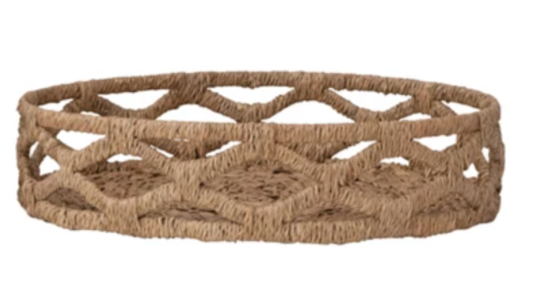 Decorative Hand-Woven Bankuan Tray