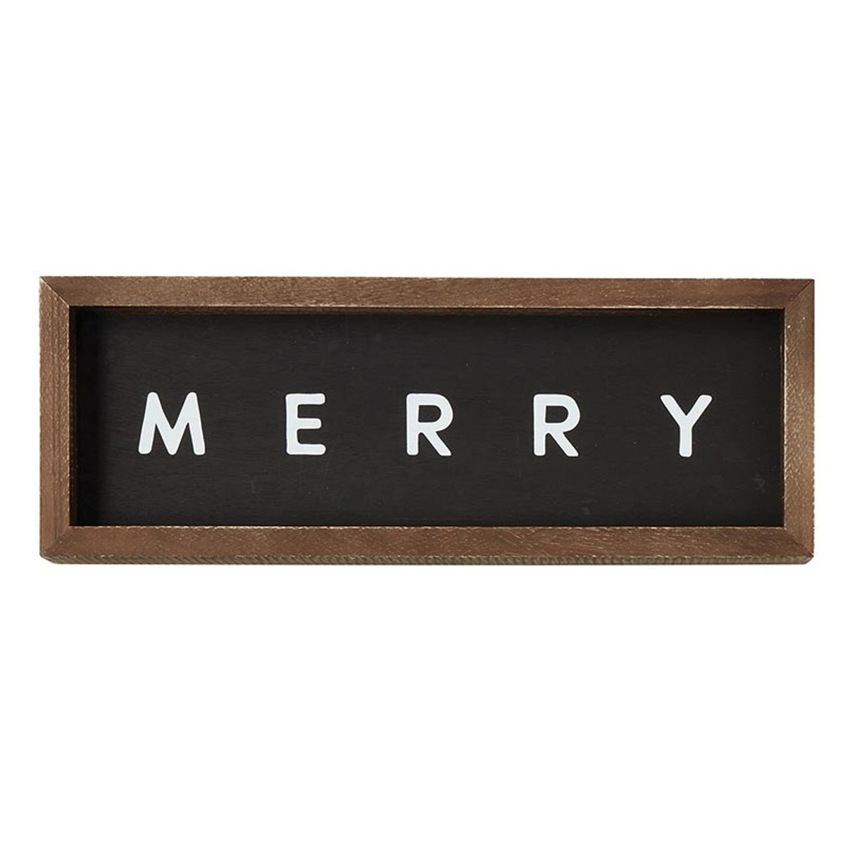 Merry Wood Sign