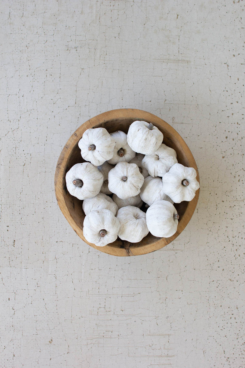 Dried Miniature Faux Pumpkins