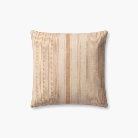 Celina 18"x18" Pillow - Ivory/Wheat